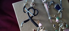 WHIMSICAL FIGURAL Retro Pins ENTERTAINER , LAMP baton Gal VINTAGE JEWELRY