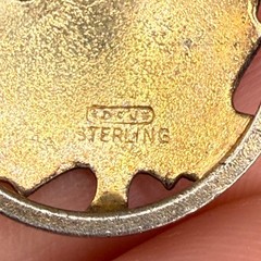 Vintage Signed Sterling Silver Maple Leaf Pendant Canada