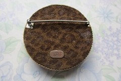 Vintage Gold Tone Brooch With Pearls Piper Heidsieck Signed Berez Brooch