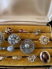 Vintage Jewelry Ring Lot Sarah Coventry, Barclay, Avon, Park Lane, Mele Lot 115