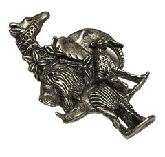 🦒🦁🦏🐘Solid Pewter African Pride Land Animals – Pin Brooch Pendant 🦒🦁🦏🐘