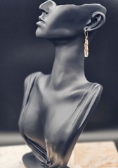 Modern Sterling Sculptural MCM Dangle Earrings Everyday Wear Earrings