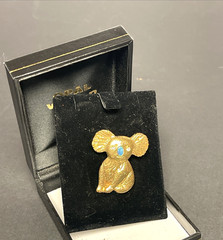Koala Bear Brooch “Opal World” Kuranda Australia
