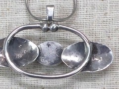 Vintage 80’s Silver 925 Rachel Gera Pendent One Of A Kind Signed Modernist Art