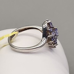 Iolite Ring Violet Lavender Sterling Silver 925 STS JTV Sz 7