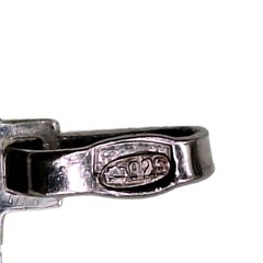 Latvia Milda Sterling Silver Ingot Pendant