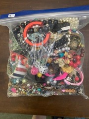 4.72 Pound Bulk Costume Fashion Jewelry Lot Junk Craft Resale Multi Purpose B