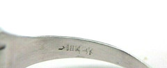 Art Deco Antique 1920’s Diamond Engagement 18K White Gold Ring Size 6.5 EGL USA