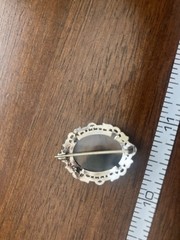 Lot Of Vintage Silver tone Brooches