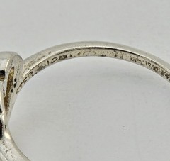 VTG Black Hills Gold Sterling Silver Open Heart Leaf Petite Ring Size 4 – 1.1g