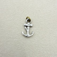Vintage Sterling Silver Small Anchor Dangle Charm Travel Adventure Accessory