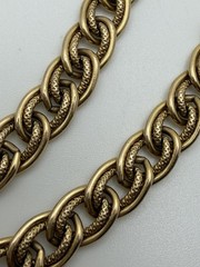 Vintage 1/20 12k Gold Filled Double Chain Bracelet w/ Safety Chain
