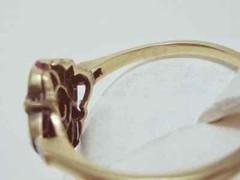 0.80CT Round Cut CZ & Pink Estate Edwardian Art Deco Women’s Floral Inspire Ring