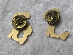 Green White And Red Italia Gold Toned Italy Pin Combo