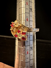 7 Gold/Silver tone some 18kt HGE,All missing stones, for repairs, all wearable