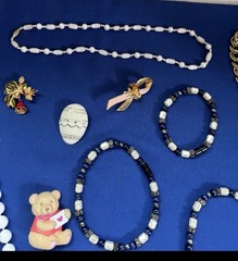 Large Mix Costume Jewelry Lot 30+ Pieces