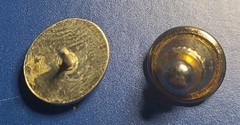 Vintage Black Onyx Starburst Tie tack pin oval Gold tone small 5/8″