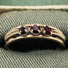 Vintage Soviet Gilding Ring Silver 875 Women’s Jewelry