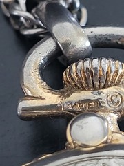 Vintage Napier © Gold Plate Photo Locket Pendant with Chain – Ornate