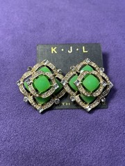 Vintage Genuine Kenneth Jay Lane KJL Multicolored Women’s Earrings New