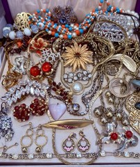 Vintage Estate Costume Jewelry Lot! SARAH COV, AVON and more!