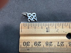1.03g Vintage Sterling Silver 925 Pendant 2020 Graduation Year Charm Retro M