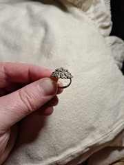 Antique Vintage Ring Morganite? Engagement Ring Unmarked Very Beautiful And Old