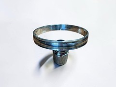 Vintage James Craig IC Handwrought Sterling Silver Reeded Bangle Bracelet 40.3g