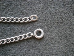Dainty Close Curb Small Link Vintage Sterling Silver Padlock Bracelet 7.5″ ~4.8g