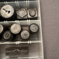 Lot Of 43 Antique Vintage Impression Die Jewelry Tool Steel — Many Types & Sizes