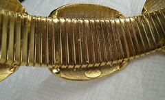 Vintage KJL Kenneth Jay Lane Gold Tone Statement Choker Necklace Chunky Unusual