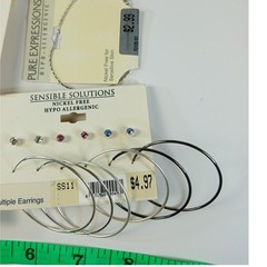 Vintage Y2K Jewelry Lot Sensible Solutions Deadstock Earrings Necklace Bracelet