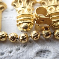 Book Juliana D&E for KJL Cast Urn Parure Bib Necklace Bracelet Egyptian Set