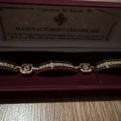 Camrose & Kross Jaqueline Kennedy Crystal Baguette Bracelet