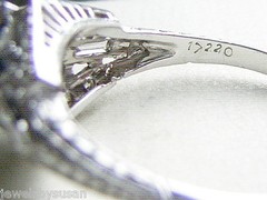 1.65ct OLD EUROPEAN CUT BLUE DIAMOND SOLITAIRE ring PLATINUM NATURAL DIAMONDS