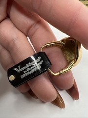 VTG VENDOME Gold Seashell Ring Adjustable 4.5-6.5 NWT Dead Stock ETERNUM Shell