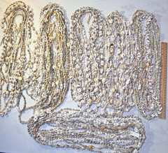 60 VTG-Now Seashell Lei LOT Kukui Nut cowrie shell Necklaces Wedding Luau Party