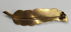 Vintage Brooch Pin Back button Hand made