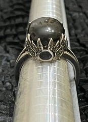Signed STS Chuck Clemency Sterling Silver “Gems Out of Africa” Ring Size 9
