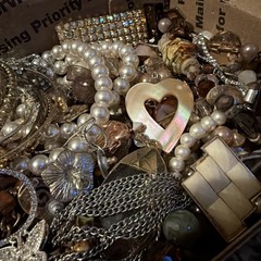 Vintage to Now Jewelry Lot, All Wearable Untested. No Junk. Box D3