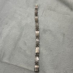 Vintage Siam Sterling Silver Bracelet Enamel Multi Color Niello 6”