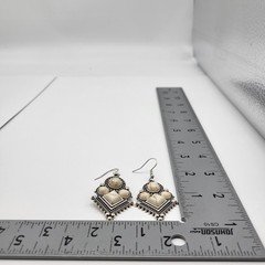Boho Chic Dangle earrings Southwest Tribal faux stone pierced club sexy