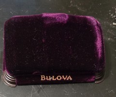 Vintage Art Deco Bulova Ladies Watch w/ Original Bulova Velvet Presentation Box