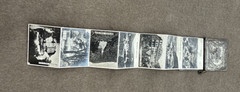 Vintage Mini Photo Holder Charm Pendant Book Bertrich Jewelry