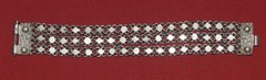 Antique Balkans Folklore ornate bracelet silver Etno
