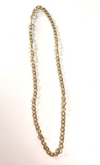 Vintage Monet Gold Tone Chunky Chain Necklace 30in Signed & Marked