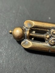 Vintage Victorian Gold Top Or Gold Filled Bar Brooch