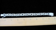VTG STERLING SILVER CHAIN 8.25 in MELESIO RODRIGUEZ TR-114 56 gms TAXCO MEXICO