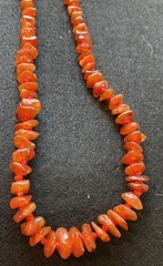 Vintage Baltic Amber Bead Necklace 32” Length. Gold Barrel Clasp. Beautiful