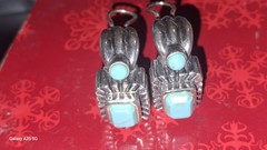 silver earrings for women vintage